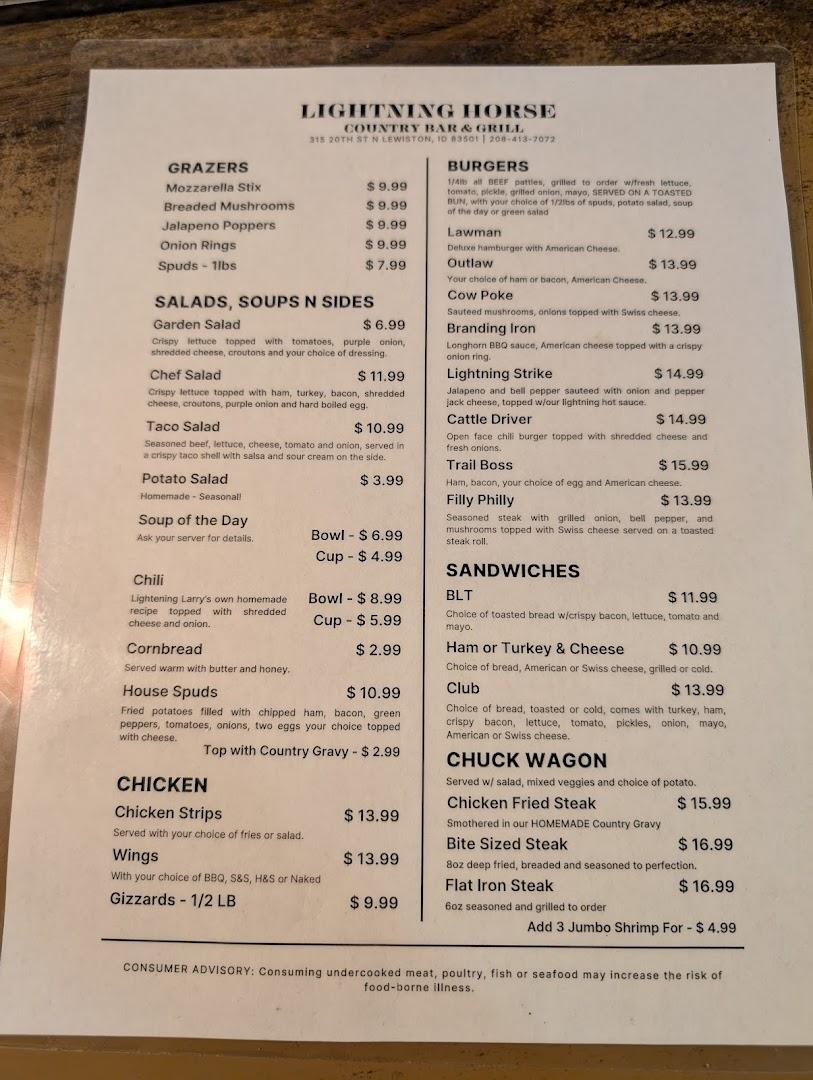 Lightning Horse Bar and Grill
