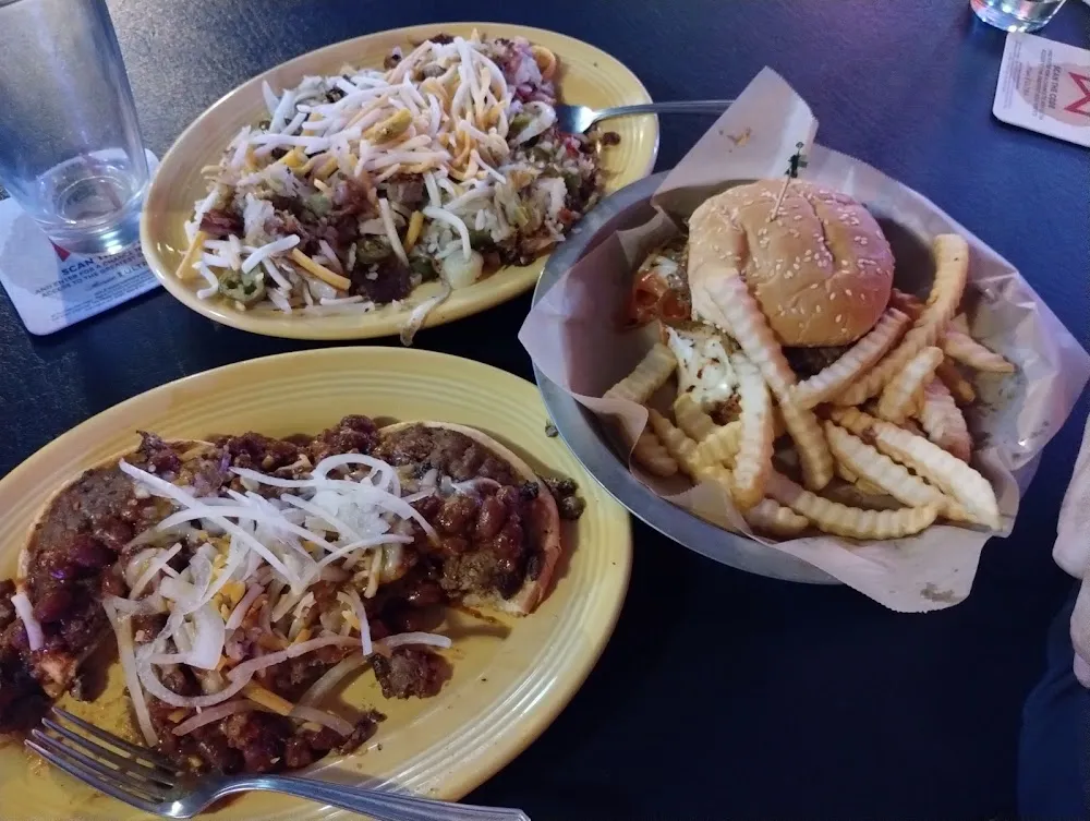 Spuds Chili Burger Lightning Burger